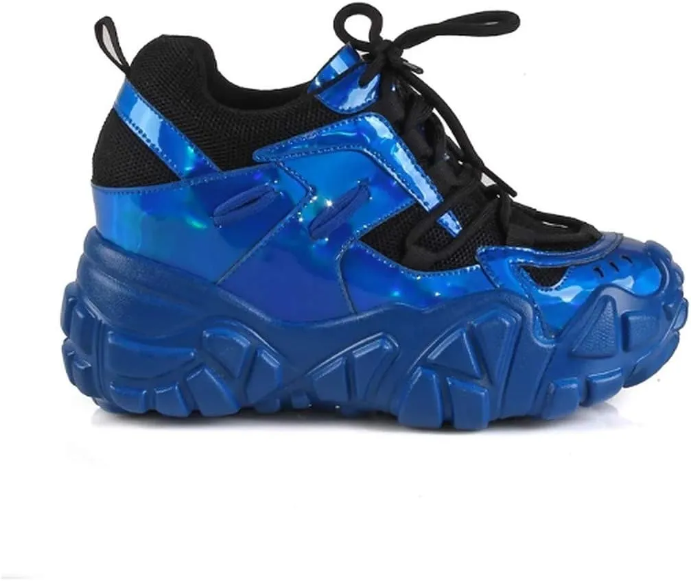 Anthony Wang Lace Up Hidden Wedge Sneakers for Women's