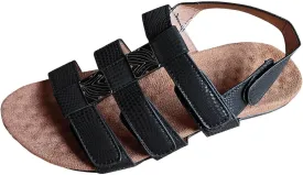 Casual Flat Sandals for Women Leather Fisherman Gladiator Sandals Open Toe Slip On Sandal Summer Slingback Flat Shoes