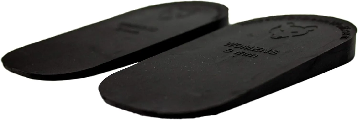 Dr. Wolf Heel Lifts for Shoes: Men's 9mm Height Increase Insoles, Rubber Heel Inserts for Leg Length Discrepancy & Achilles Tendonitis Relief, Helps Relieve Hip, Knee, & Back Pain (2 Pack)