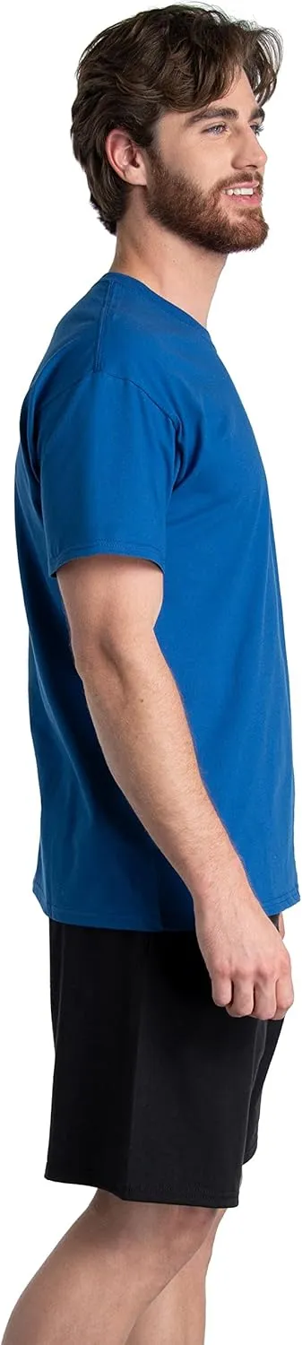 Fruit of the Loom Men's Eversoft Cotton T Shirts, Breathable & Moisture Wicking with Odor Control, Sizes S-4x