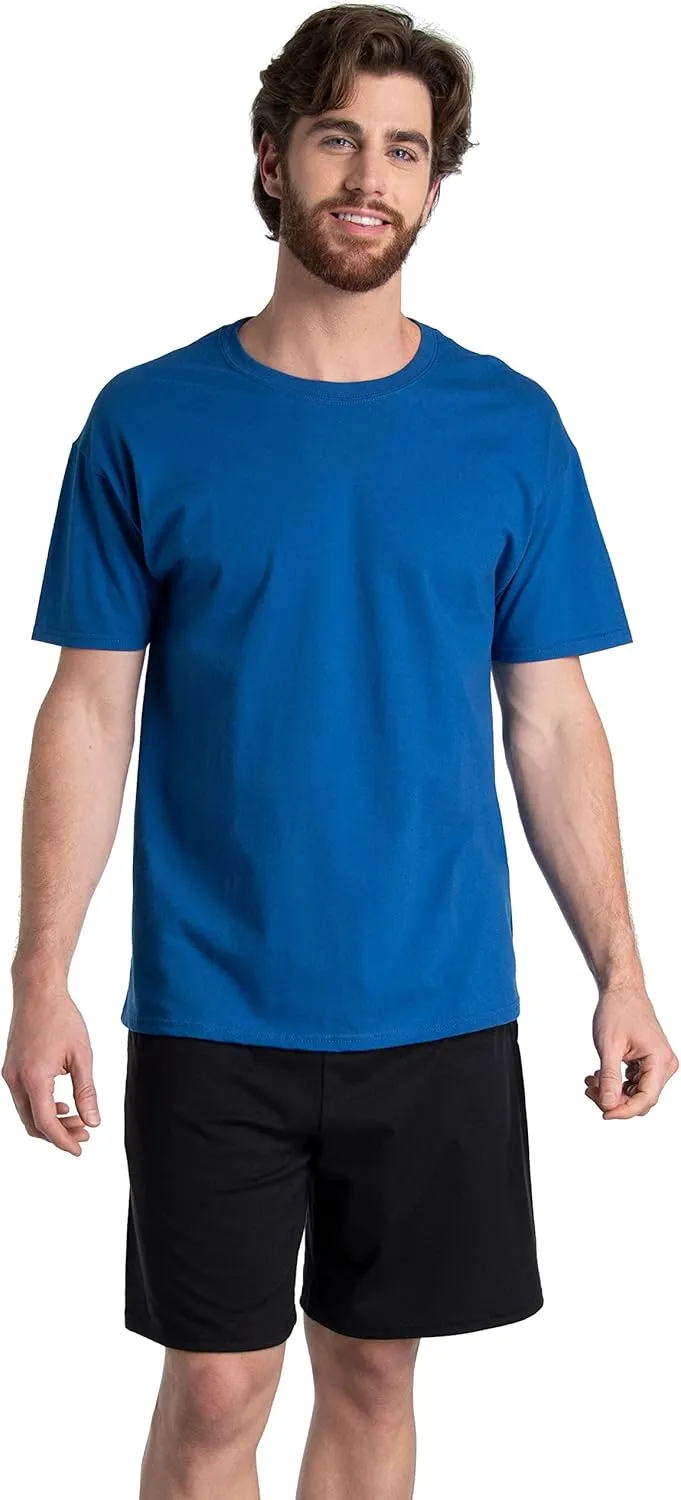Fruit of the Loom Men's Eversoft Cotton T Shirts, Breathable & Moisture Wicking with Odor Control, Sizes S-4x