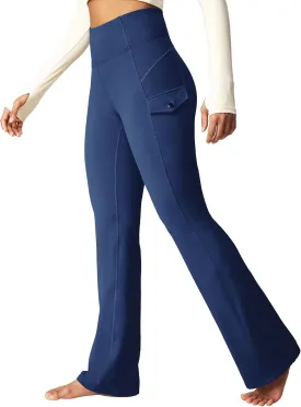 Heathyoga Cargo Sweatpants for Women Waterproof Hiking Pants Women Fleece Lined Pants Bootcut Winter Pants Warm Outdoor