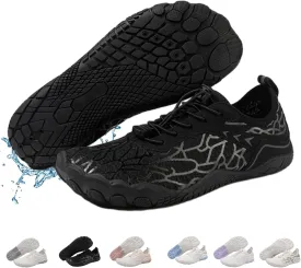 Hike Barefoot Footwear Women Men, Breathable Grounded Athletic Anti-Slip Shoes, Wide Toe Box Walking Beach Sneakers