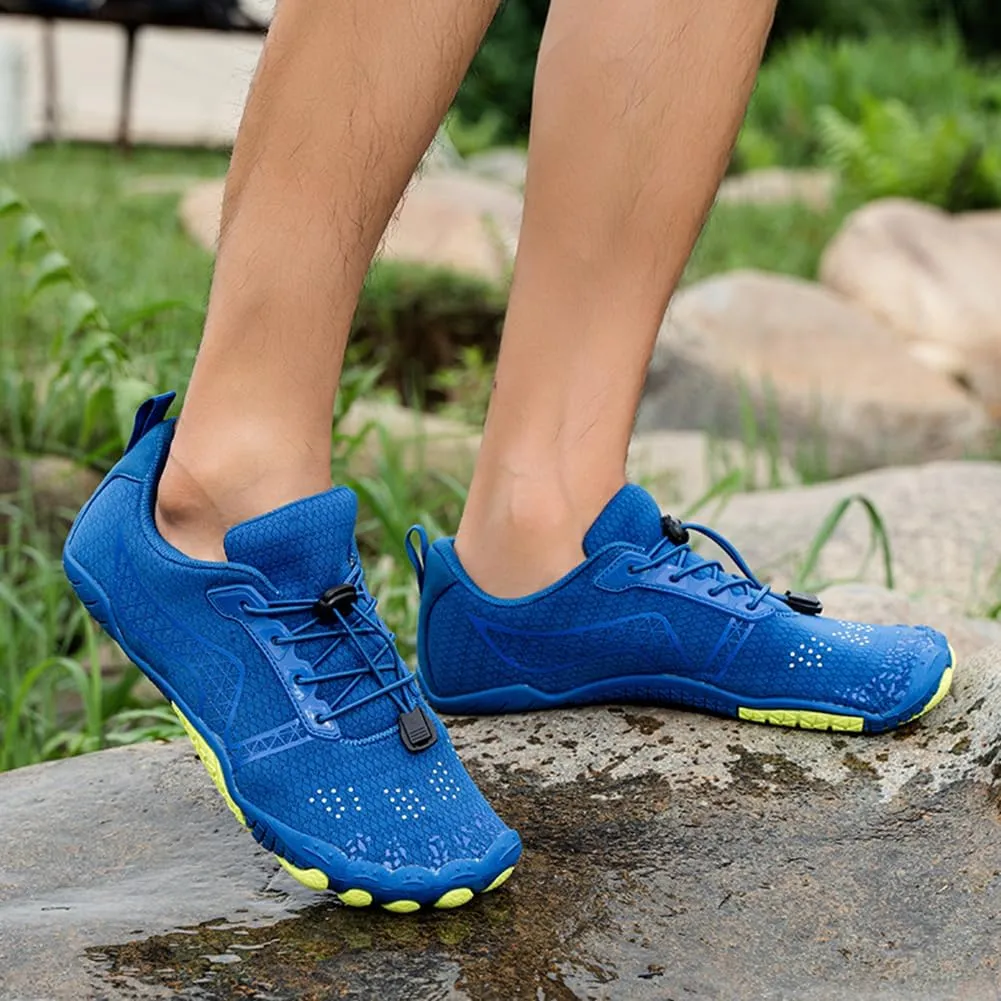 Hike Barefoot Shoes for Winter Autumn Footwear, Minimalist Barefoot Shoes for Men Women Wide Toe Zero Drop Athletic Hiking and Trail Running Shoe
