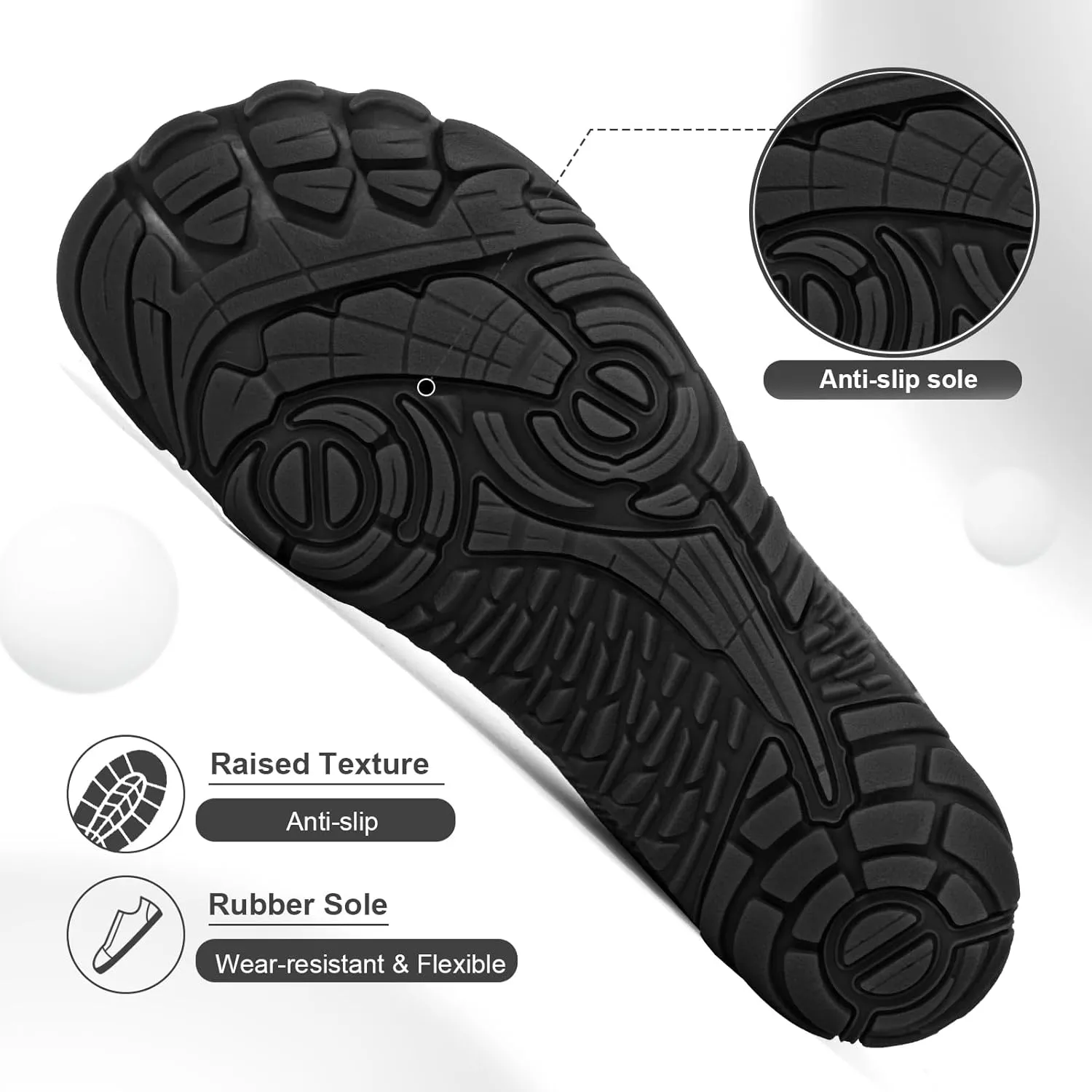 Hike Barefoot Shoes Women Men Footwear Minimalist Healthy Wide Toe Box Zero Drop Non-Slip Grounding Shoes for Walking Gym Workout Trail Running Grounded Footwear