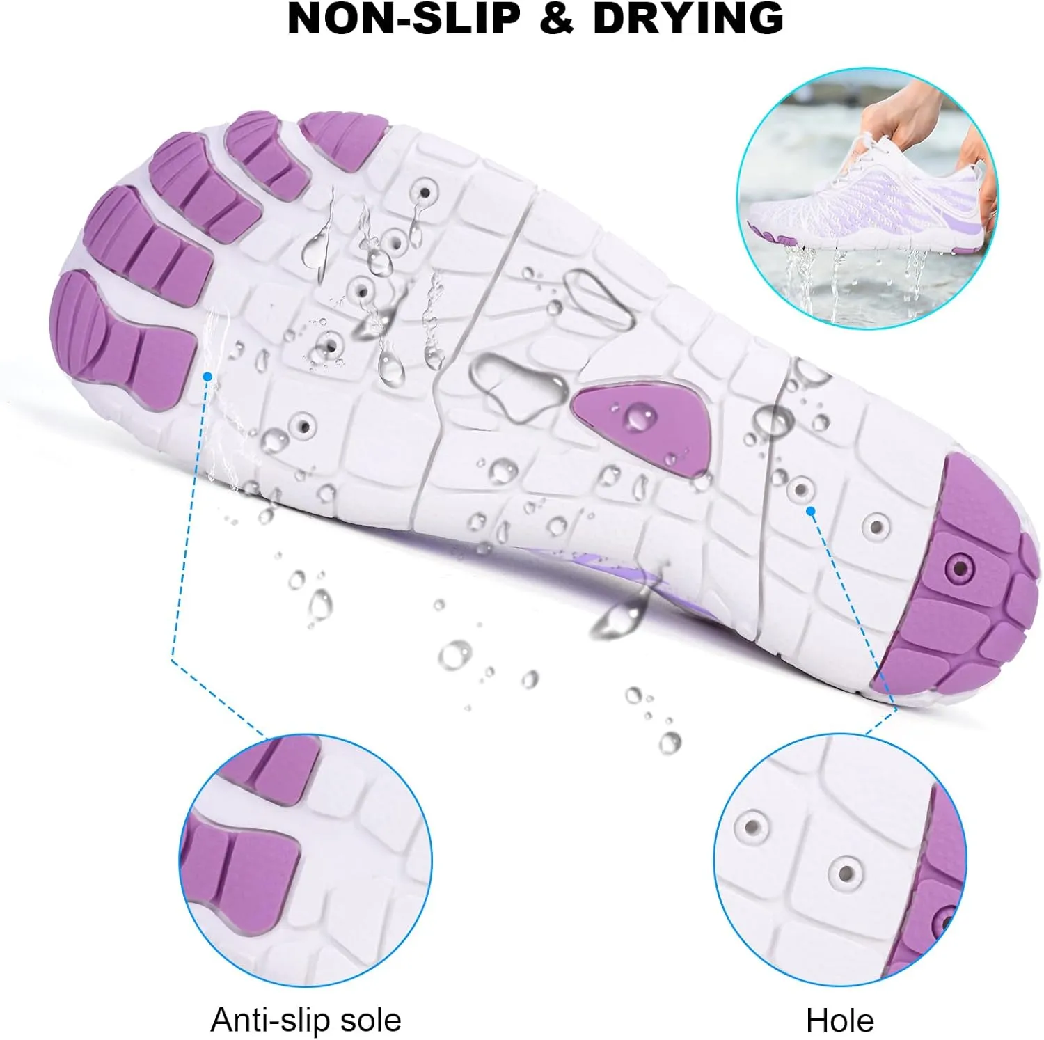 Hike Barefoot Shoes Women Men Non-Slip Healthy Breathable Fashion Trail Running Womens Mens Wide Toe Zero Drop Water Shoe