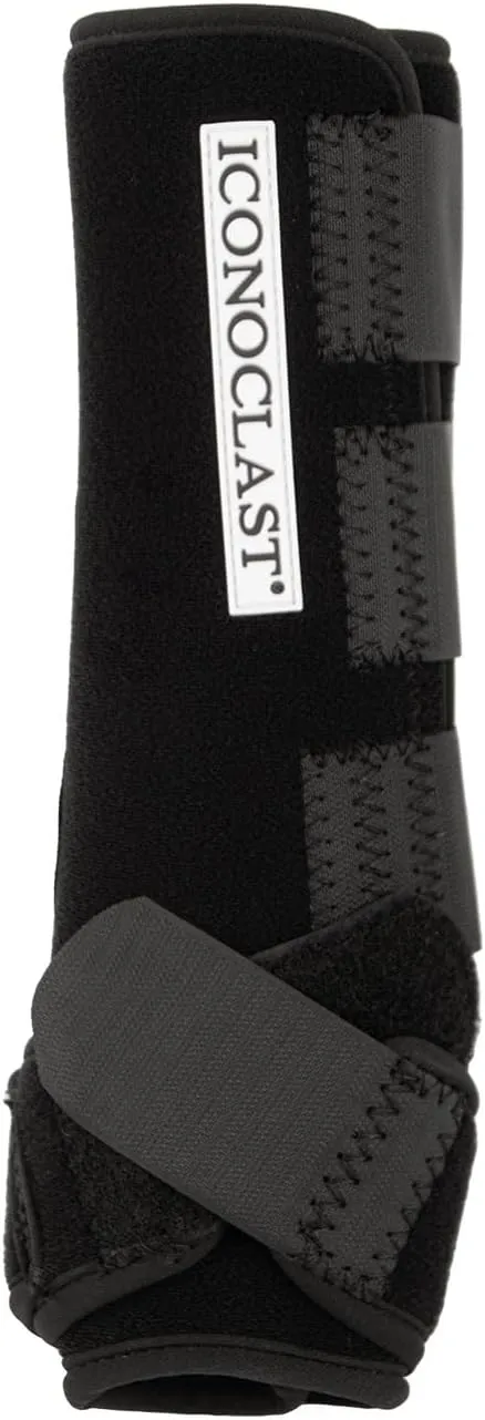 Iconoclast Hind Orthopedic Support Boots Black L