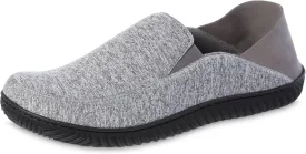 isotoner Men's Sport Knit Closed Back Slipper: Indoor/Outdoor Sole, Memory Foam, Machine Washable