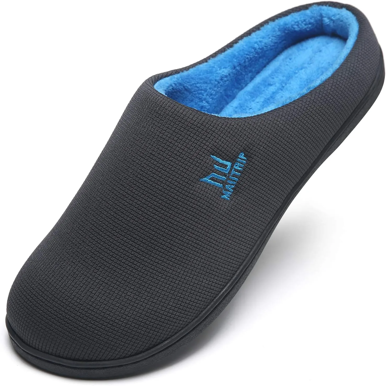 MAIITRIP Men's Cozy Memory Foam House Slippers Non Slip (Size:7-17)