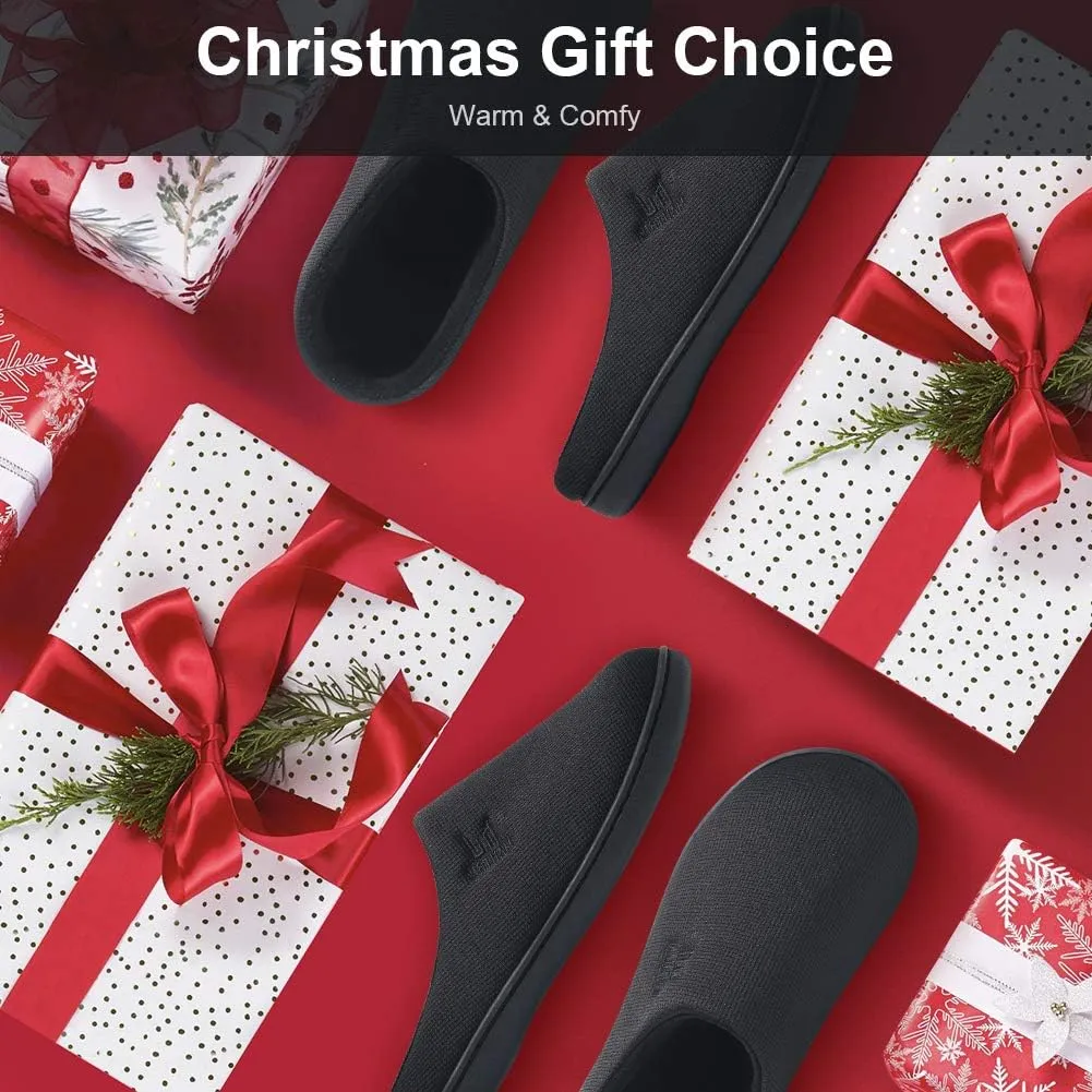 MAIITRIP Men's Cozy Memory Foam House Slippers Non Slip (Size:7-17)