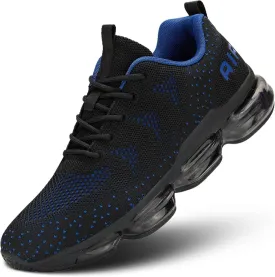 Men's Air Cushion Running Shoes Walking Jogging Fitness Gym Fashion Sneakers Lace Up Casual Comfortable Work Tennis Sport Athletic Trainers
