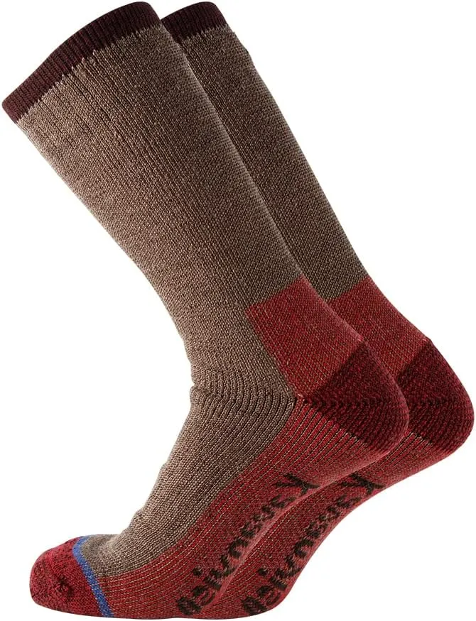 Men's Merino Wool Hiking Socks Breathable Athletic Crew Thicken
