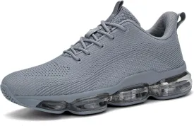 Mens Running Shoes Air Low Top Comfort Walking Lace Up Sneakers Breathable Fashion Tennis Sport Gym Fitness Cross Trainers