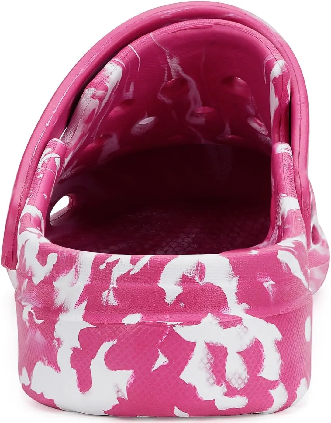 Mens Womens Garden Clogs Shoes with Arch Support Unisex Gardening Slip on Sandals Beach Slippers Shoes Tie-Dye Clog
