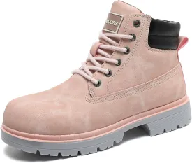 Men's Women's Hiking Boots Casual Chukka Boots Non Slip Outdoor Boot Waterproof Lightweight Ankle Boots Lace Up Walking Booties