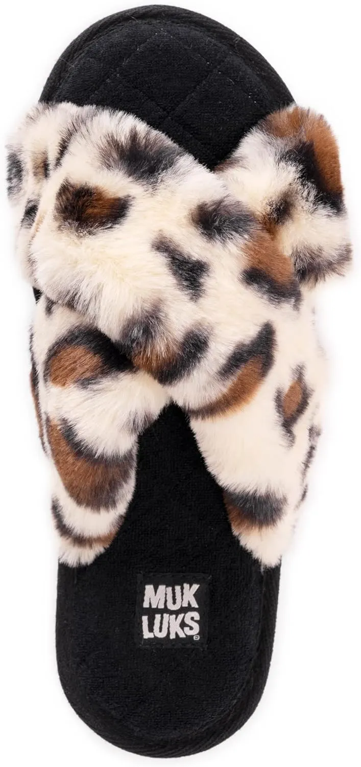 MUK LUKS Women's Perley Criss Cross Slipper