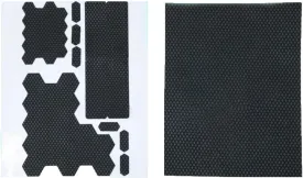 Multi-Purpose Anti-Slip Rubber Stickers, Suitable for Phones, Tablets, Mice, Keyboards, Gamepads, Black