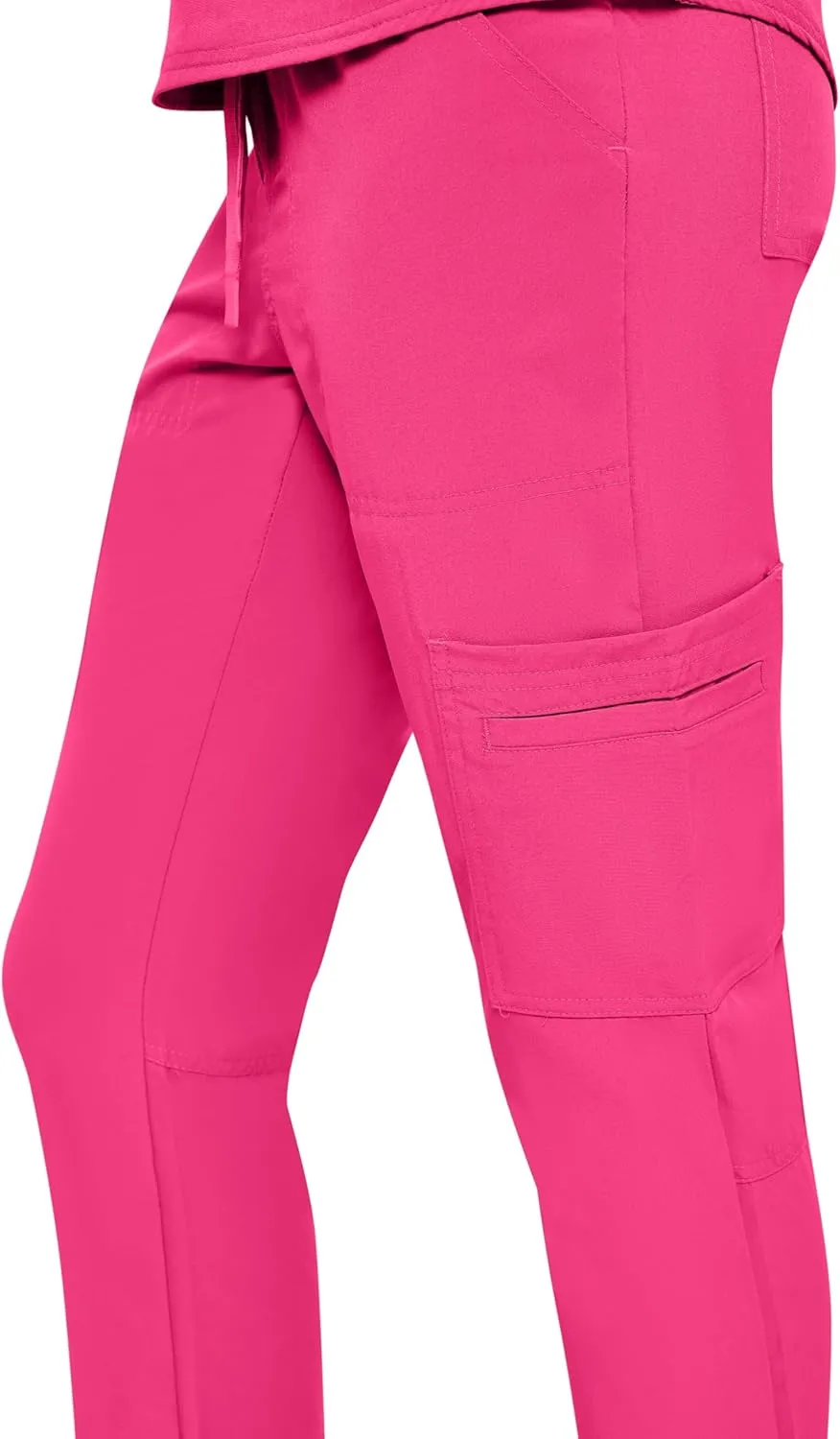 Natural Uniforms Womens 11 Pocket Cool Stretch Cargo Scrub Set with Regular and Petite Sizes