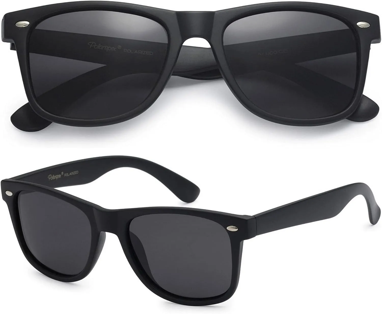 PolarSpex Polarized Sunglasses for Men and Women ?C UV Protection, Durable & Lightweight Retro Sunglasses for Driving, Fishing