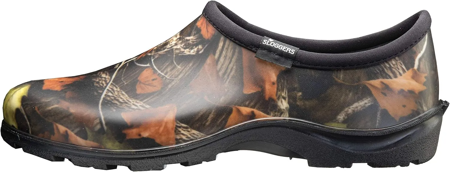 Sloggers Original Waterproof Work Shoe for Men  Outdoor Slip-On Rain and Durable Garden Footwear Made in The USA with Premium Comfort Support Insole, Camo - Size 12