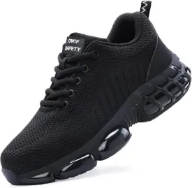 Steel Toe Work Shoes for Men Women Comfortable Lightweight Cushion Composite Toe Construction Safety Toe Shoes