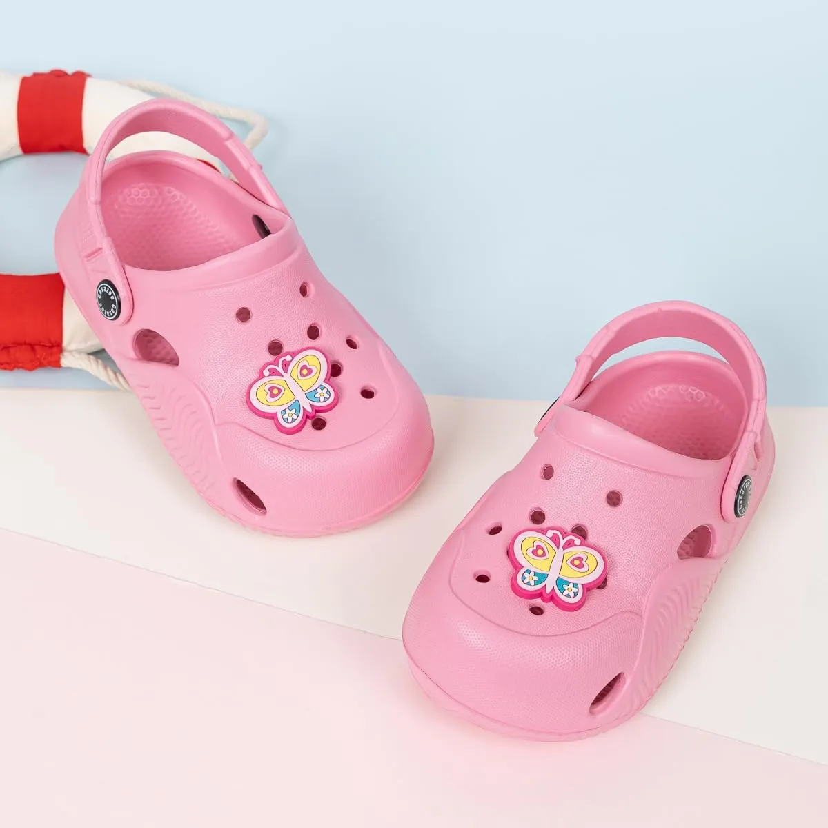 Toddler Cute Garden Clogs Boys Girls Slip On Shoes Summer Lightweight Outdoor Slides Sandals Infant Children Beach Pool Shoes (Toddler/Little Kids)