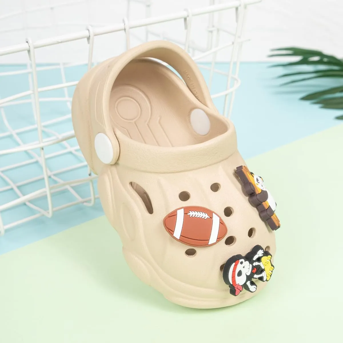 Toddler Cute Garden Clogs Boys Girls Slip On Shoes Summer Lightweight Outdoor Slides Sandals Infant Children Beach Pool Shoes (Toddler/Little Kids)