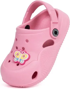 Toddler Cute Garden Clogs Boys Girls Slip On Shoes Summer Lightweight Outdoor Slides Sandals Infant Children Beach Pool Shoes (Toddler/Little Kids)