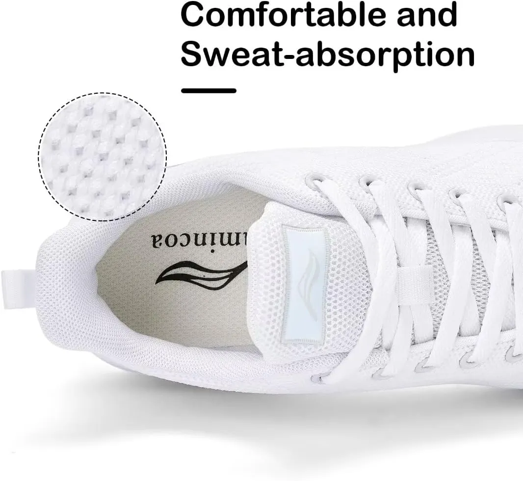 Womens Air Running Shoes Womens Walking Shoes Lightweight Women Sneakers Air Cushion Tennis Shoes for Gym Workout Sports