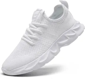 Womens Running Shoes Lightweight Breathable No Slip Sneakers Gym Athletic Workout Casual Sports Walking Tennis Shoes