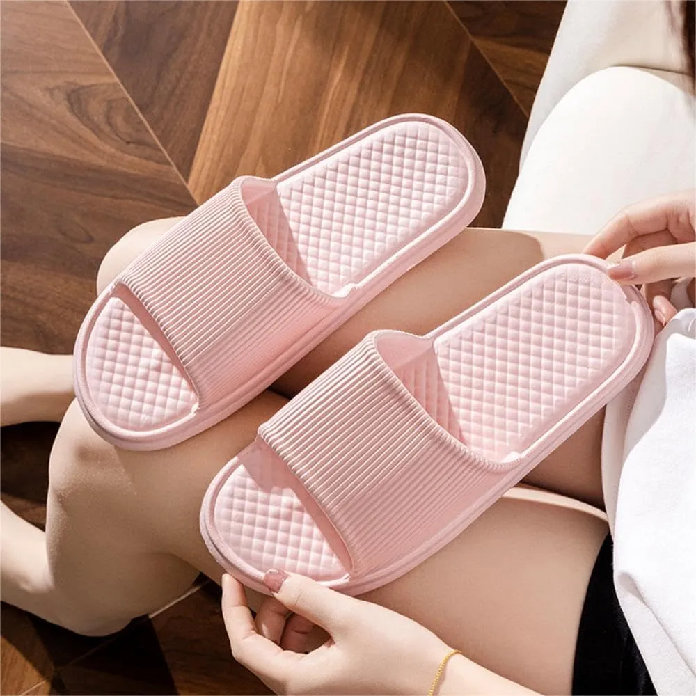 Womens Summer Slippers,Shower Slippers Bathroom Non-Slip Sole Home Comfy Thick Men's women's Slippers